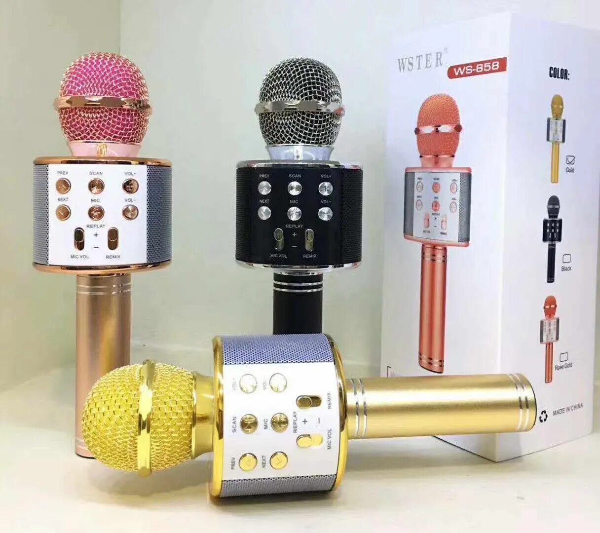 Как использовать колонку как микрофон. Микрофон ws-858. микрофон wster ws 858. караоке микрофон wster ws-858. ws-858 wireless microphone.