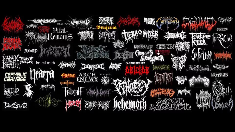 Логотипы метал групп. Названия дет метал групп. Названия Death Metal групп. Лого ДЭТ метал групп. Логотип дет метал групп.