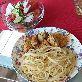 Вермишель с индейкой