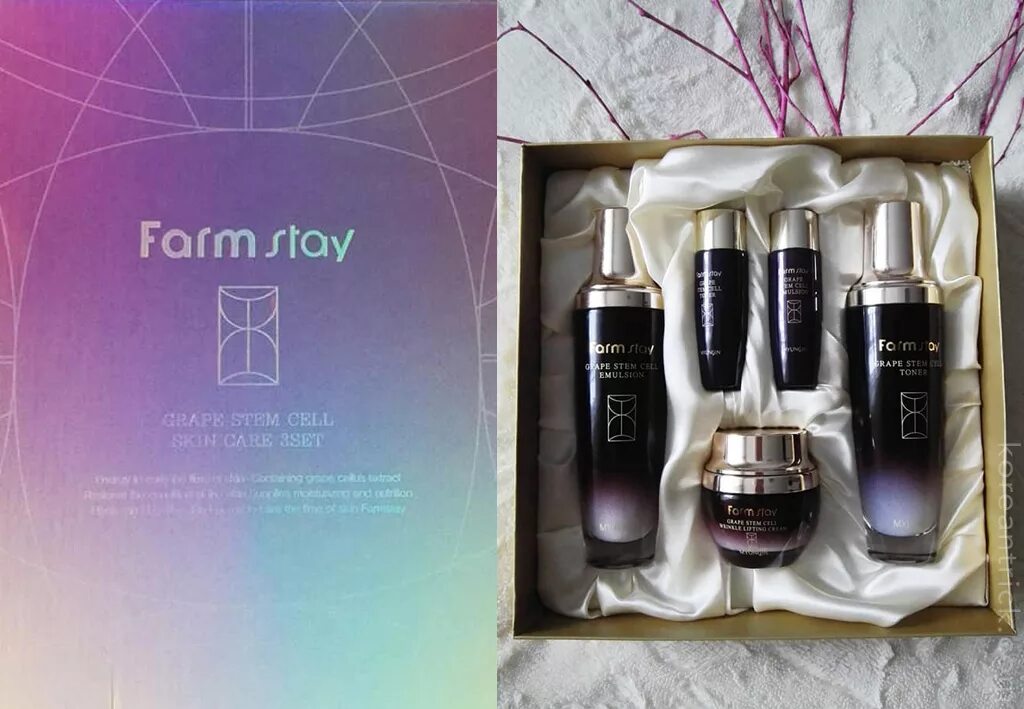 Set cell. Farmstay grape stem cell skin care 3 set. тонер farm stay grape stem cell. уходовый набор farm stay grape stem cell. набор с фитостволовыми клетками винограда farmstay.