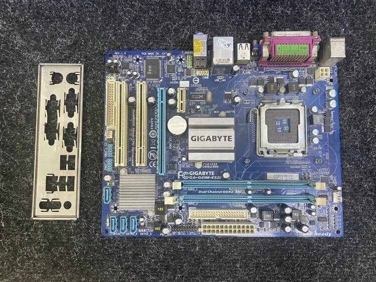 Gigabyte ga g41m es2l. Ga-g41m-es2l. материнская плата 775 1155.
