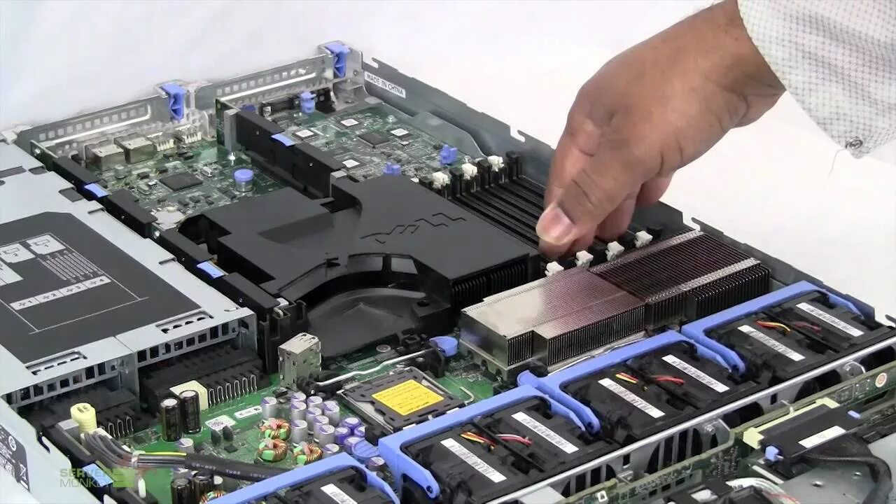 Dell poweredge 1950 последовательность расположение вентиляторов охлаждения