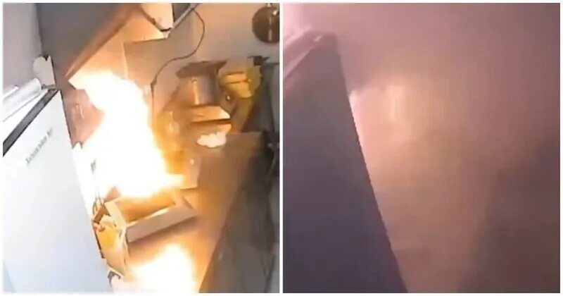 Упал лицом в кипящее масло видео. Горящее масло в вытяжки. потушить горящее масло. девушка упала в кипящее масло. самодельная горит масло вата.