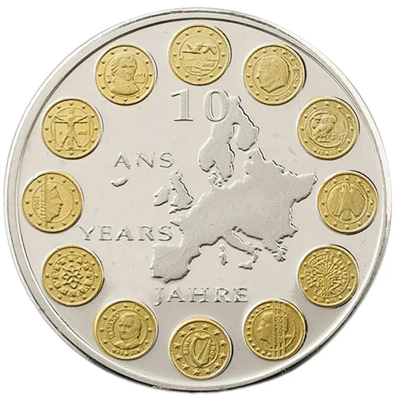 Сколько стоят монеты евро. Монета Евросоюза 1 евро. Монеты евро Брааль.