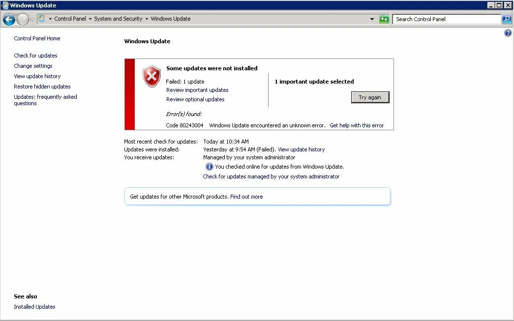 Ошибка ос 7. 80072efe ошибка обновления. 0x8007000e ошибка. windows 7 update. как исправить ошибку (е).