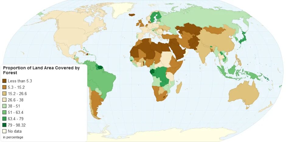 Самая лесная страна в мире. Карта исчезновения лесов. Процент лесов в странах.