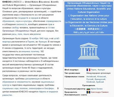 Юнеско расшифровка