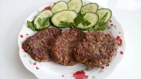 Котлеты из печени с кабачком