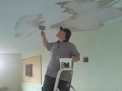 Устранение протечки потолка