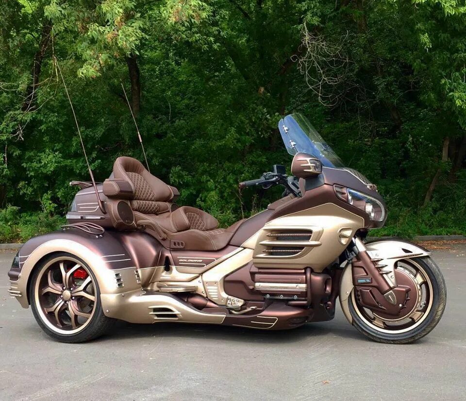 Голд Винг трайк. Хонда Голд Винг трайк. Трайк Голд Винг 1800. Honda Gold Wing 1800 Trike. Голд мотоцикл купить