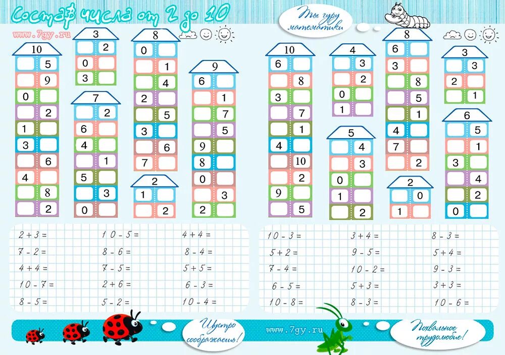 Примеры с переходом через десяток 2 класс. Сложение и вычитание числа 9. Вычитание числа 6. Сложение и вычитание чисел первого десятка. Вычитание числа 9.