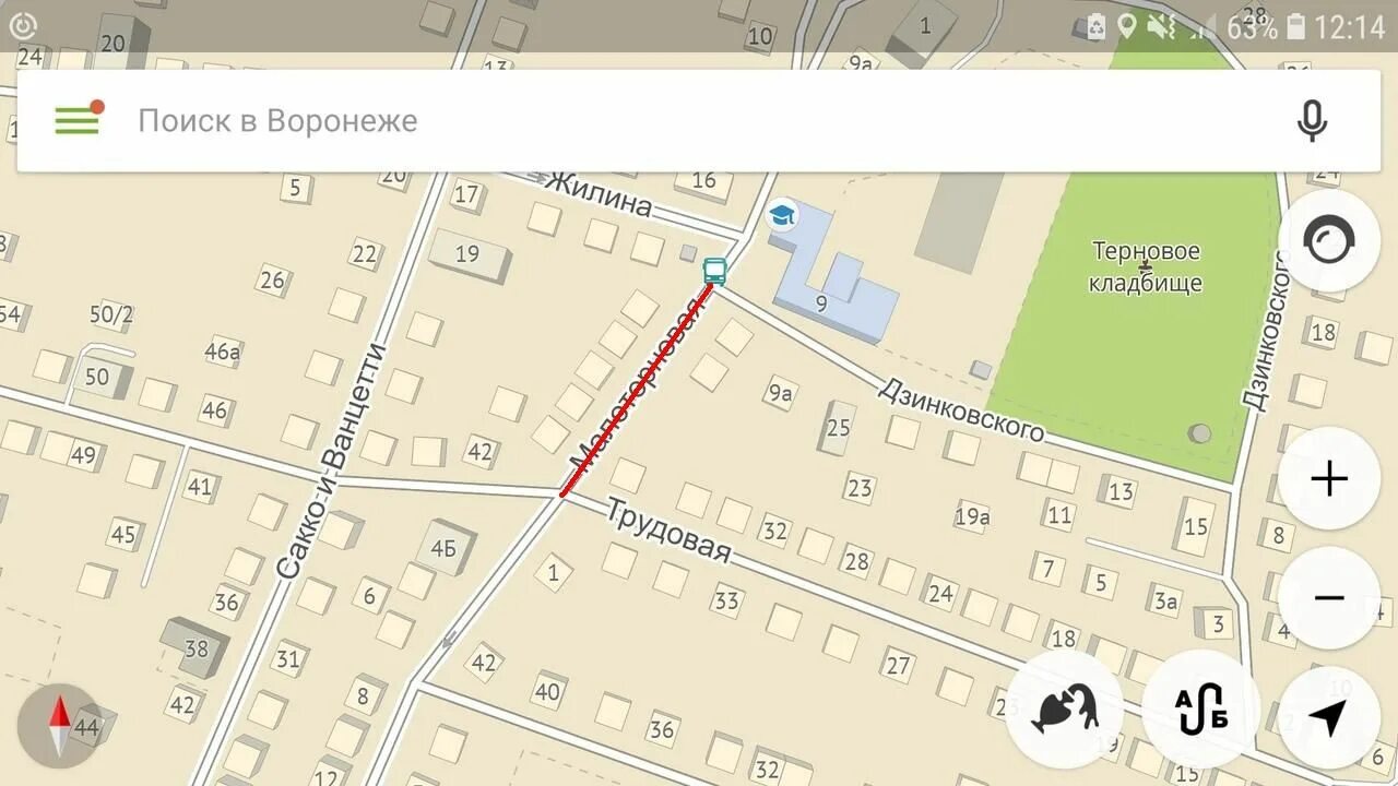 Кб воронеж на карте. Кб воронеж на карте