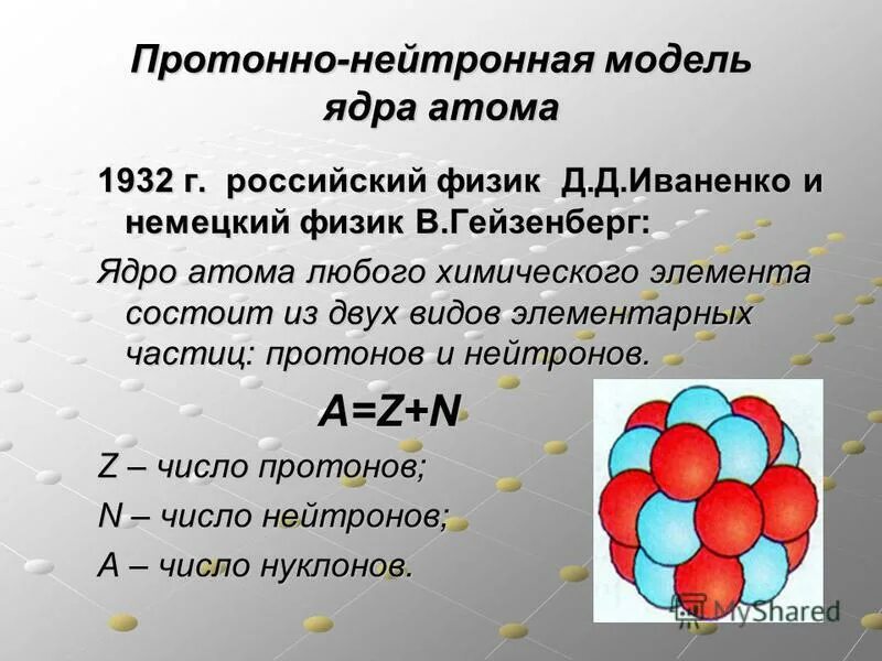 Строение атомного ядра 9 класс презентация