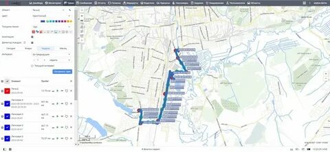 Карта транспорта онлайн в реальном времени