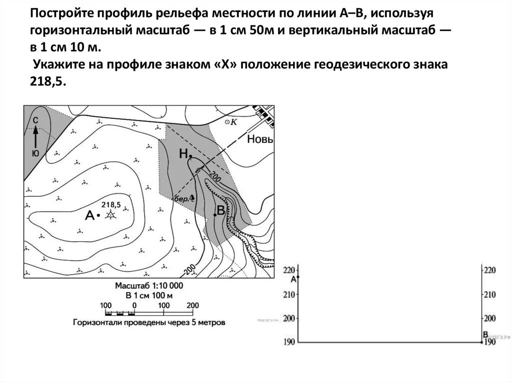 Построение профиля рельефа местности по топографической. Построение профиля рельефа местности геодезия. Построение профиля местности по заданному направлению. Построение профиля по плану местности.