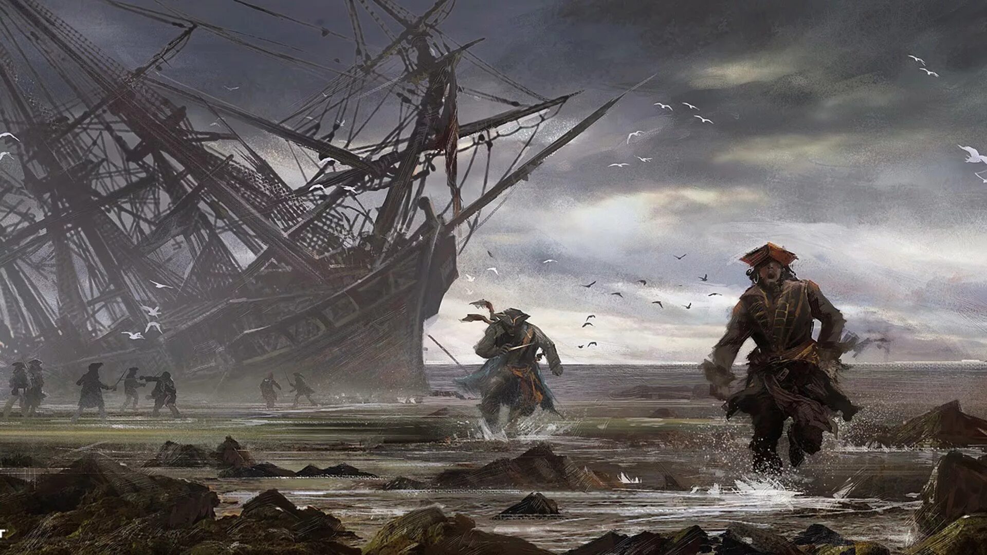 Нападение на корабль. Assassins Creed 4 Карибское море. Ассасин Крид 4 арт корабль. Ассасин Крид 4 концепт арт. Assassin`s Creed Black Flag корабль арт.