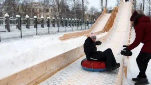 Горка в архангельском