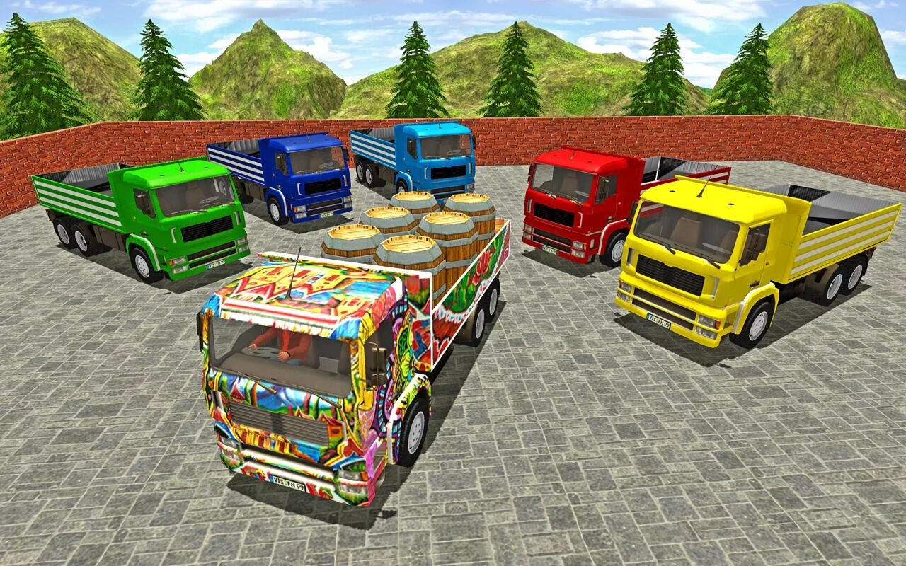 Игра truck driving simulator. Симулятор вождения грузовика. Игра про Грузовики. Игровой фургон. Гонки на грузовиках игра.