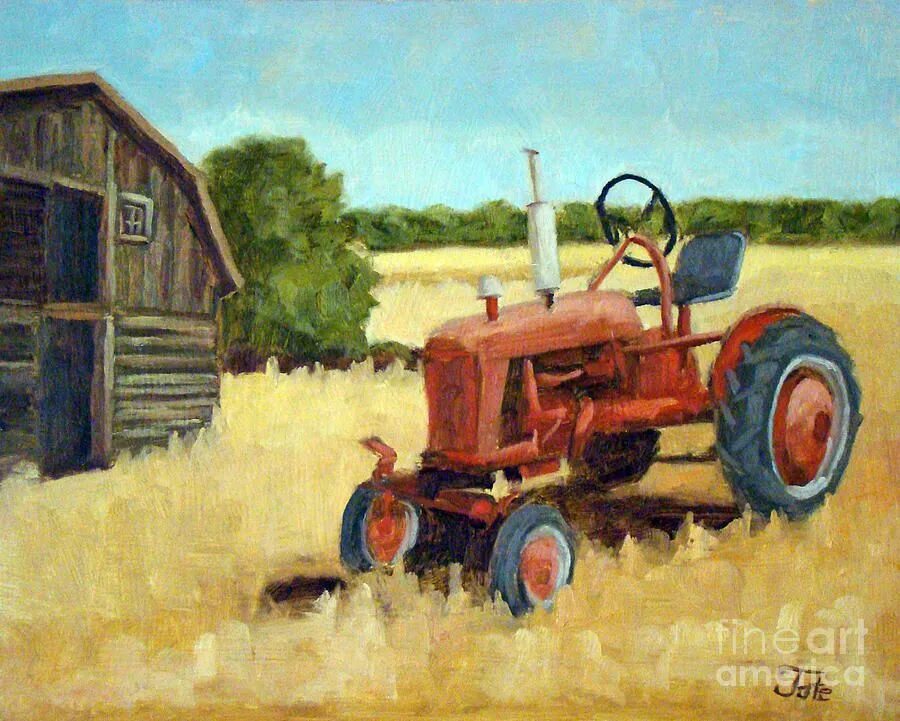 Love tractor. Советская живопись, трактор. Трактор лова. Трактор Петруша. Трактор акварель.