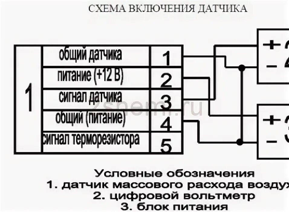 Подключение дмрв ваз. Схема подключения датчика ДМРВ ВАЗ 2114. Схема соединения ДМРВ. Датчик массового расхода воздуха схема подключения ВАЗ. Схема подключения датчика массового расхода воздуха ВАЗ 2110.