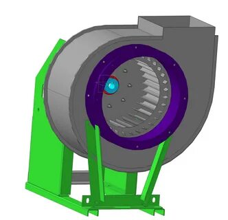 3d модель вентилятора