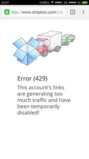 Upstream error 429