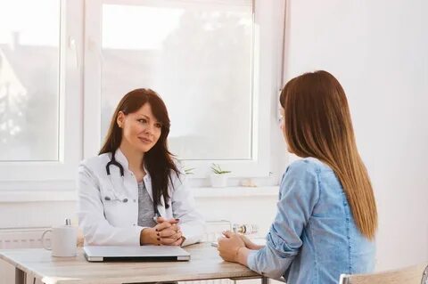 Woman receiving emergency reproductive care at Jersey Village ER