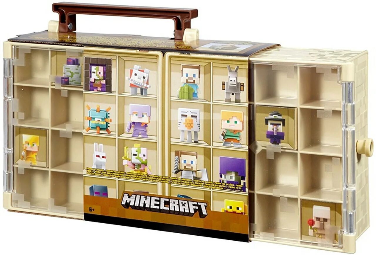 Mini collection. Minecraft Mini Figure Collector Case. Кейс для хранения мини-фигурок Minecraft. Мини фигурки майнкрафт. Фигурки Minecraft Mattel.