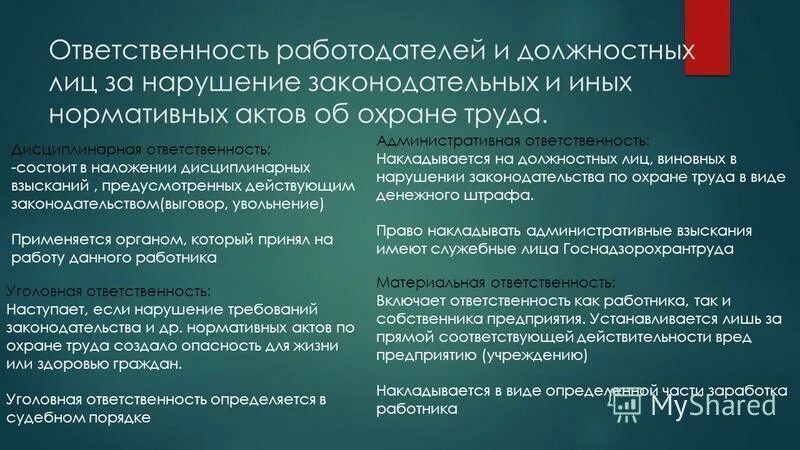 обязанности работодателя физического лица