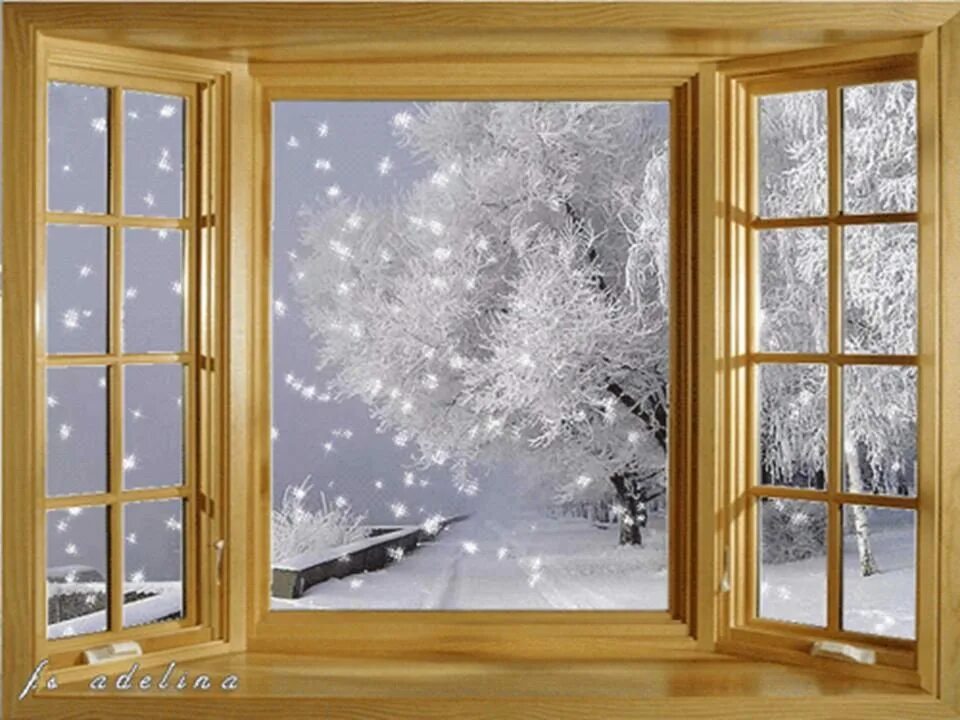 Окно со снегом. Окно с зимним пейзажем. Зимний пейзаж из окна. Окно со снегом. Окно с зимним пейзажем.
