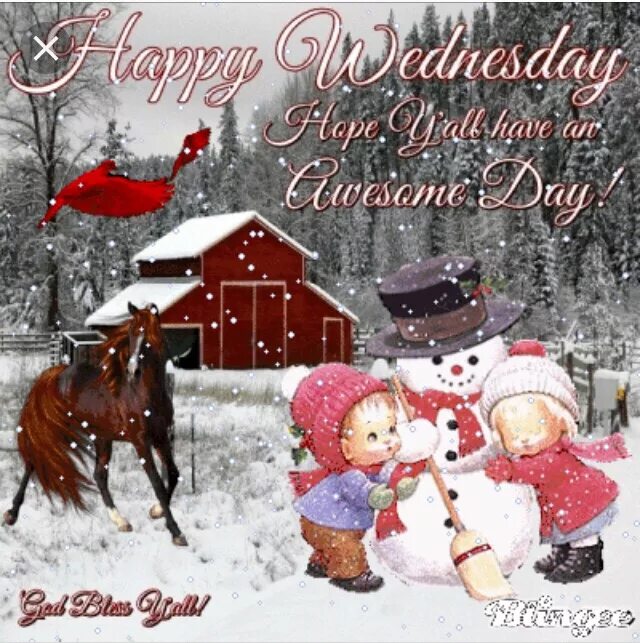 Wednesday christmas. Happy wednesday картинки красивые зимние. Wednesday in christmas. Гуд монинг новогодний д мороз. Wednesday новогодняя.