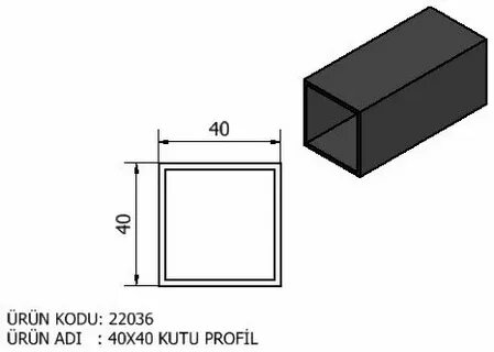 40 x 3 40 x 5