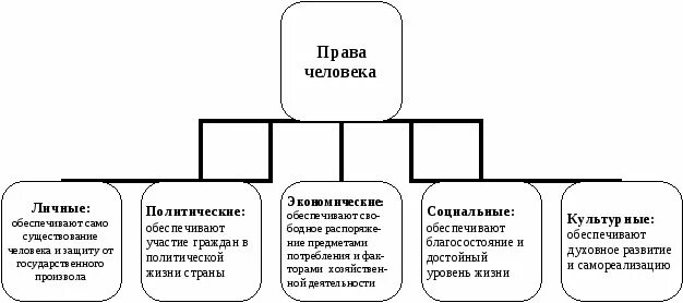 Классификация основных прав и свобод человека и гражданина схема. Схемы прав и свобод человека и гражданина схема.