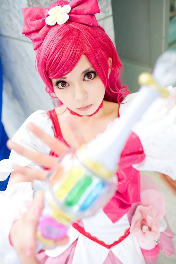 Cosplay heart. РАН Ханасаки косплей. Pretty Cure Cosplay. Косплей Heartstopper. Атомное сердце косплей.