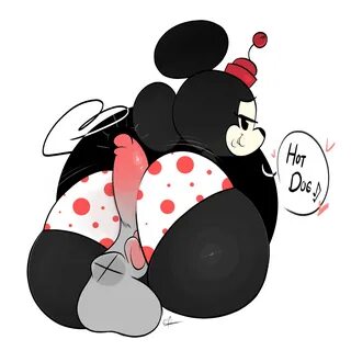 ota (artist), minnie mouse, disney, 1:1, hi res, anthro, ass, big butt, clo...