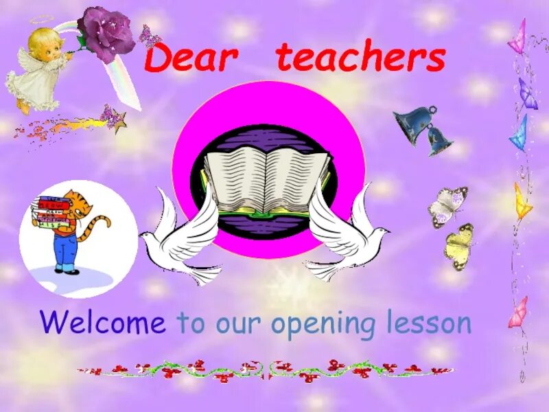 Open lessons. Welcome to the open lesson. open lesson. welcome to our open lesson. lesson openings.