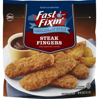 Fast Fixin' Restaurant Style Steak Fingers, 1 lb 12 oz Bag (Frozen) - Walmart.co