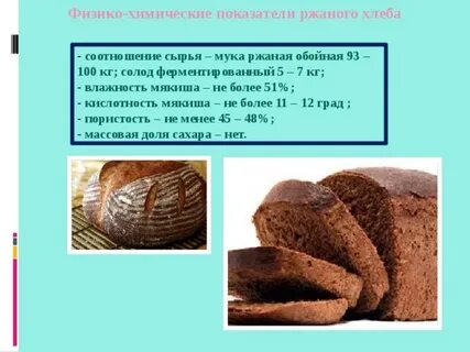 Хлеб пропорции