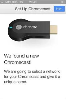 Как включить chromecast