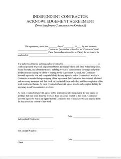 Agreement relating to the
