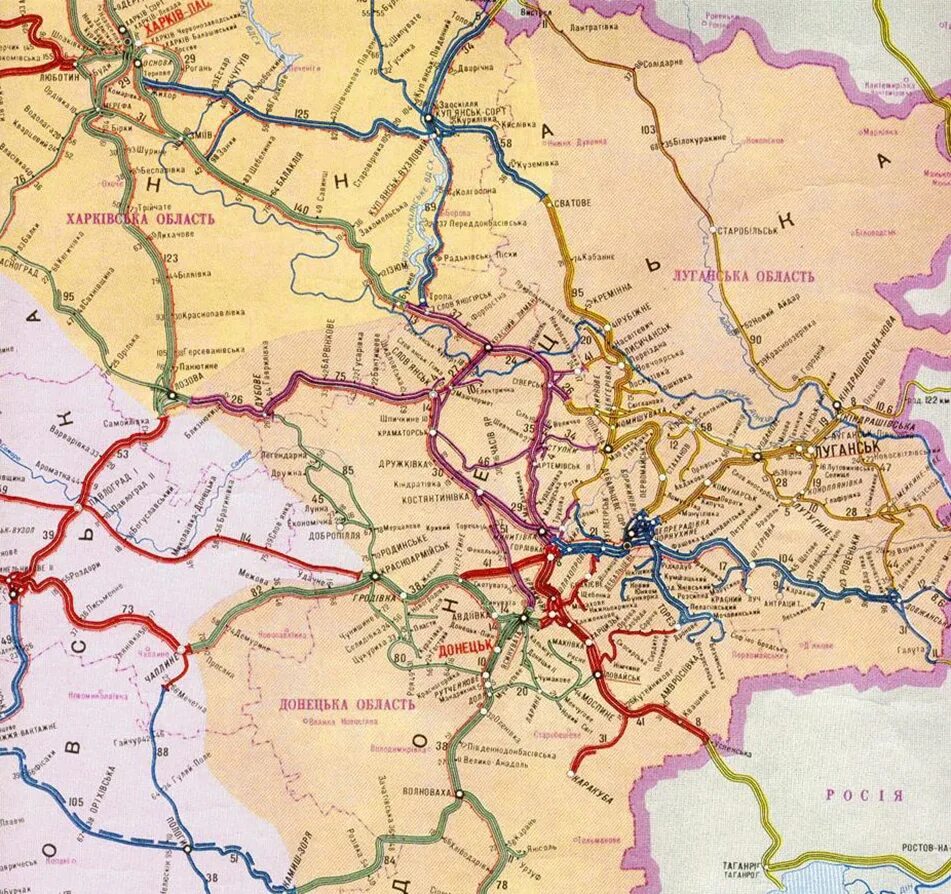 Карта ЖД путей Луганской области. Карта ж.д. Луганской области. Донецкая ЖД дорога карта. Карта железных дорог Луганска.