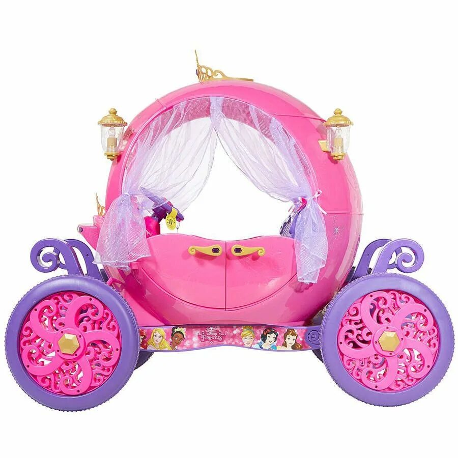 Принцесса едет. Карета электромобиль Disney. 24 Volt Disney Princess Carriage Ride-on for girls by Dynacraft. Disney Princess 24v карета. Карета Золушки ELC.