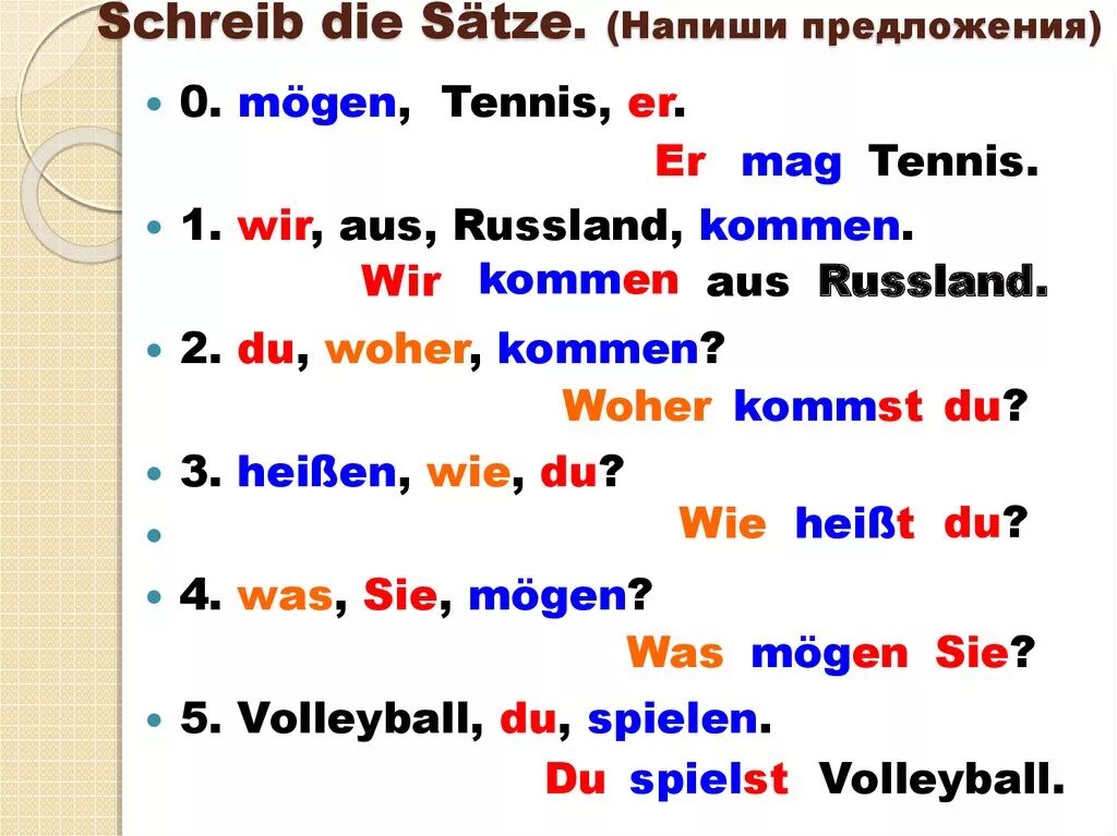 предложения на немецком. обратный порядок слов в немецком предложении. предложения на немецком с werden. построение предложений в немецком. составить предложение из немецких слов.