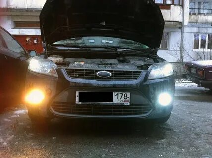 Лампочки в туманки форд фокус 2