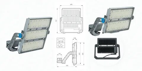 Рис.3. Philips ArenaVision LED и OptiVision LED со светодиодами (СИД) покол...