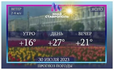 Температура в ставрополе сегодня