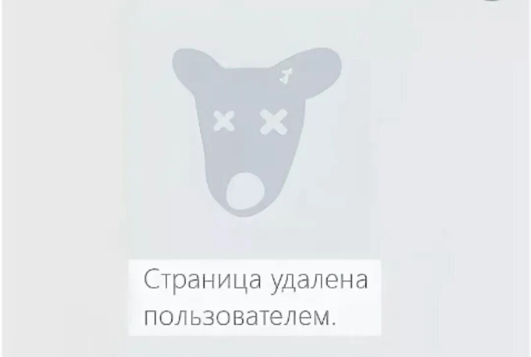 Пользователь удалил страницу. ВК страница удалена картинка. Аккаунт удален. Изображение удалено.