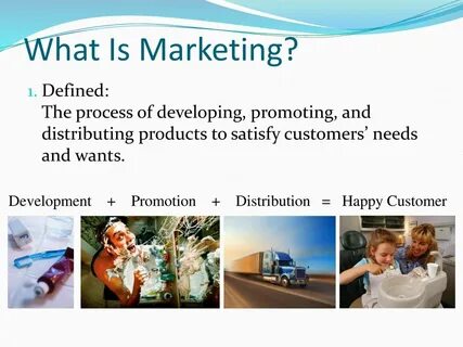 Defining marketing