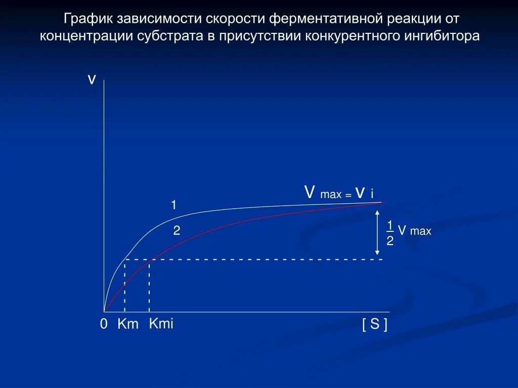 График зависимости субстрата от фермента. Конкурентное ингибирование ферментов график. график зависимости скорости реакции от концентрации субстрата. график зависимости скорости ферментативной реакции. график зависимости ферментативной реакции от концентрации субстрата.