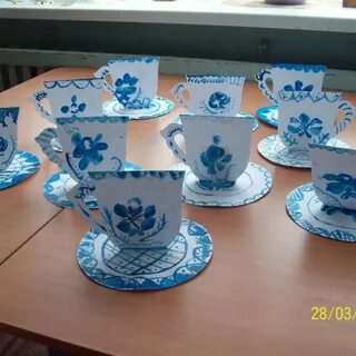 Рисование посуды старшая группа